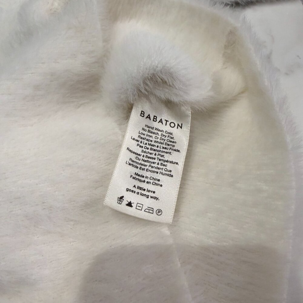 Aritzia- Babaton Kuma Fluffy White Sweater - Picture 7 of 10